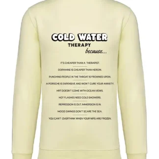 Cold Water Therapy Premium Adults Sweatshirt